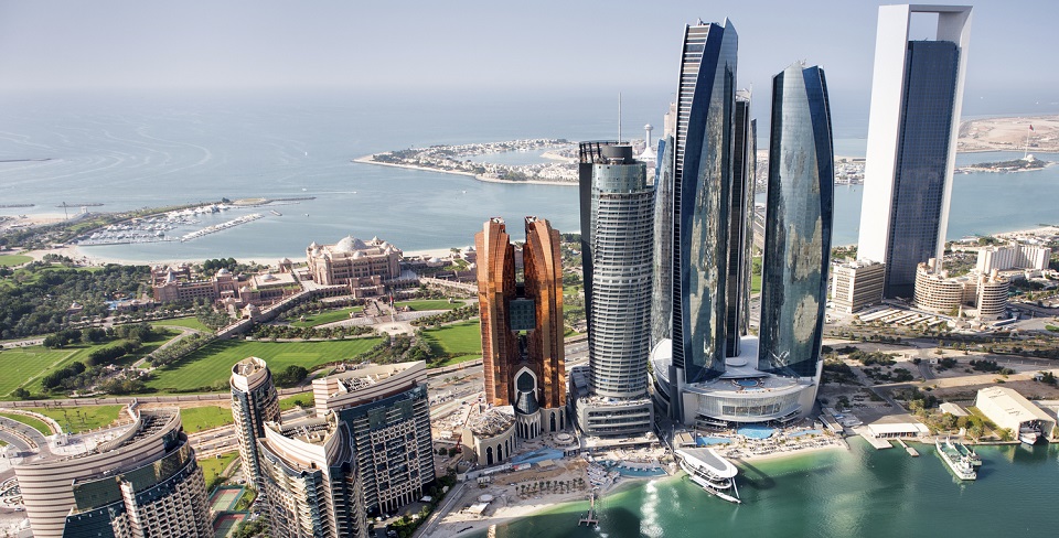 Abu Dhabi aerial view